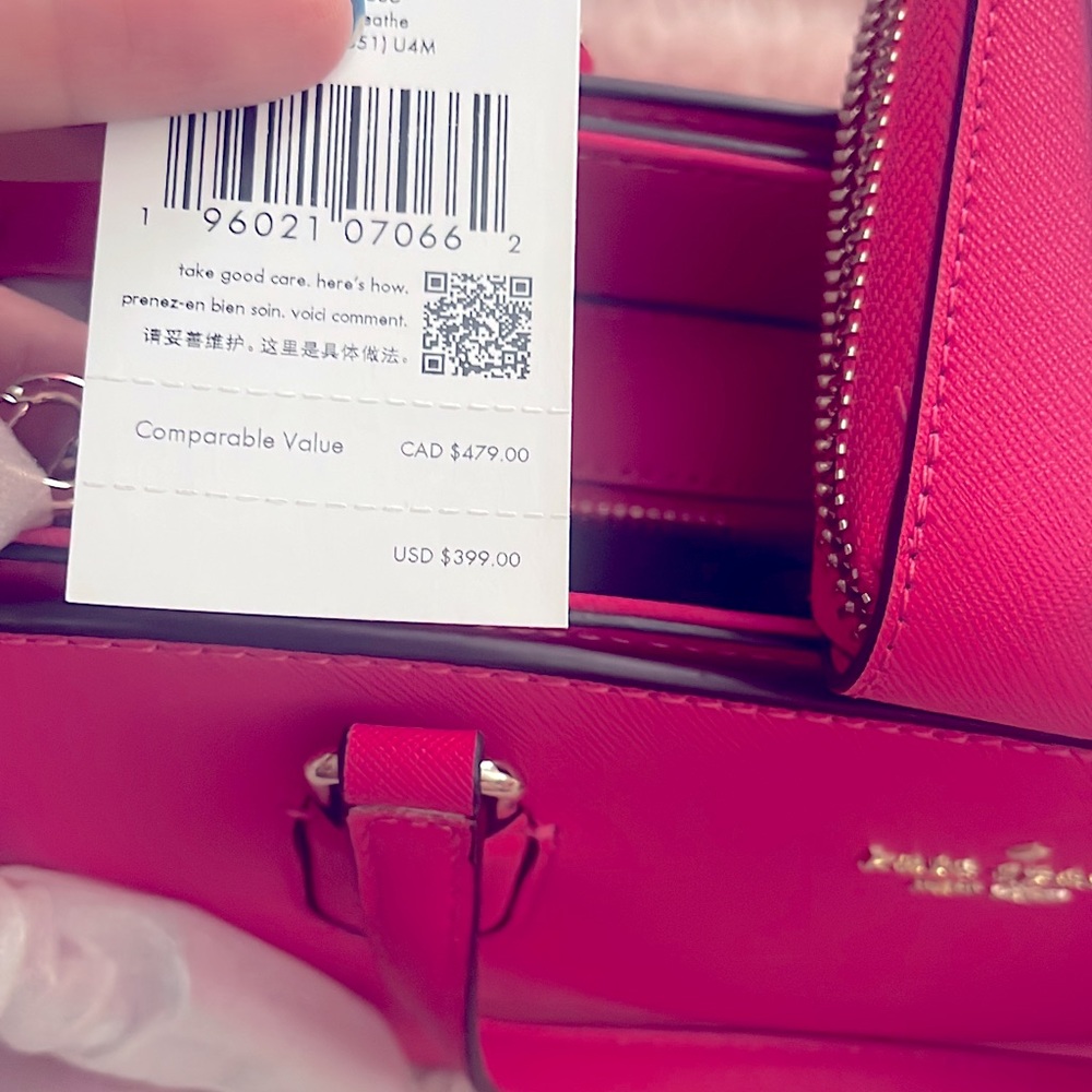 Hot pink Kate Spade purse and wallet set 💕💕💖